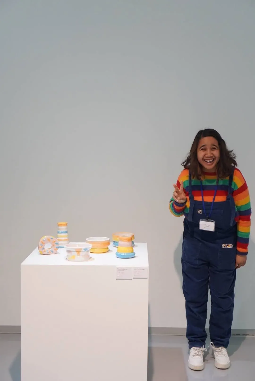 At the Ishoken graduation exhibition, beside the Inner Child series