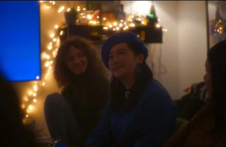 A candle-lit community dinner in Berlin